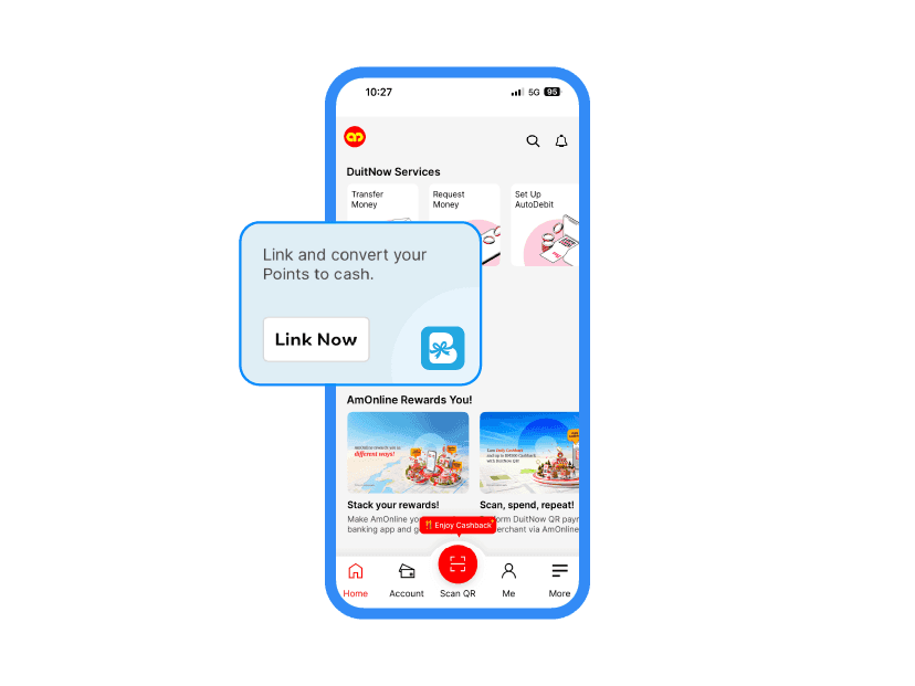 Get 250 BonusLink Points when you open your BonusLink account via AmOnline
